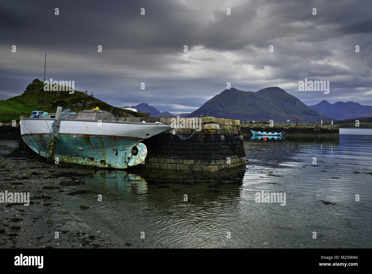 Raasay Harbour Stock Photo