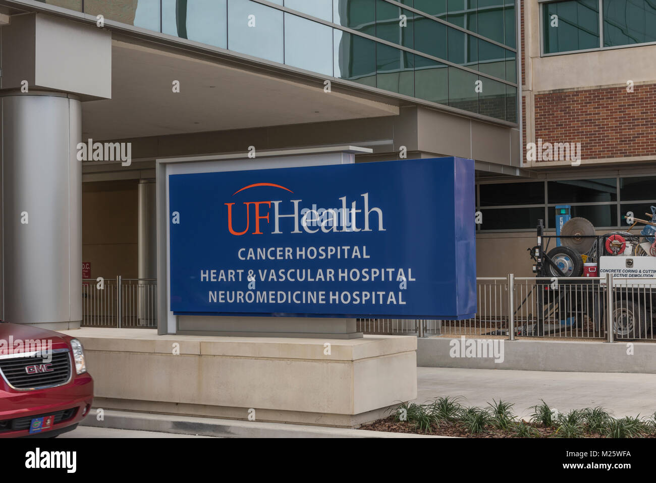 Shands UFHealth Cancer Hospital Gainesville, Florida USA Stock Photo