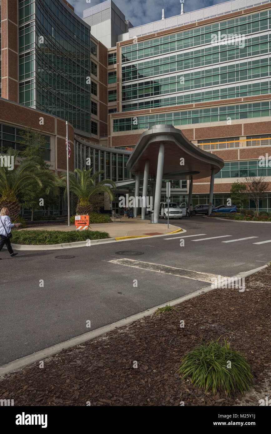 Shands UFHealth Cancer Hospital Gainesville, Florida USA Stock Photo