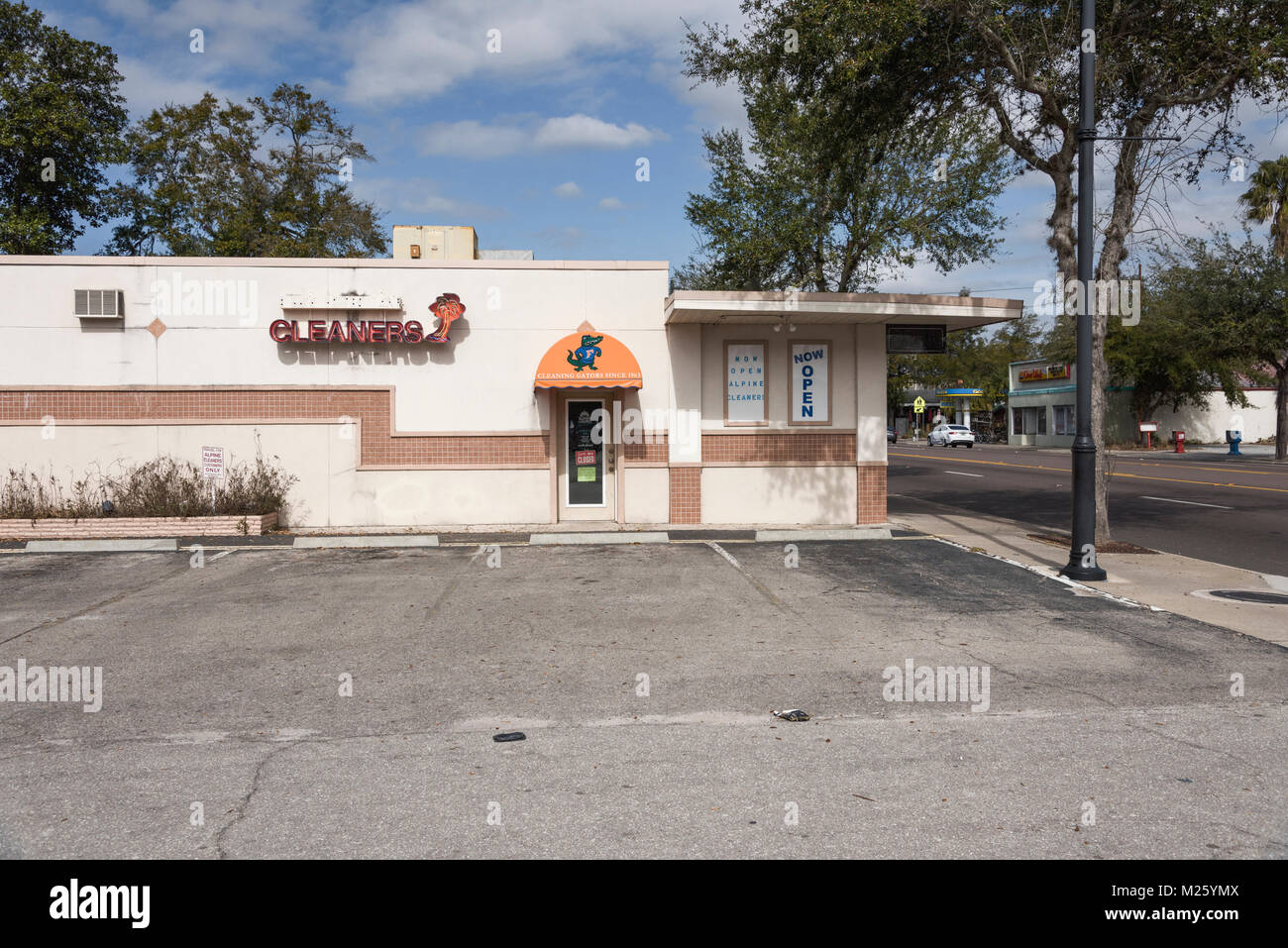 Dry Cleaners located in Gainesville, Florida USA Stock Photo Alamy