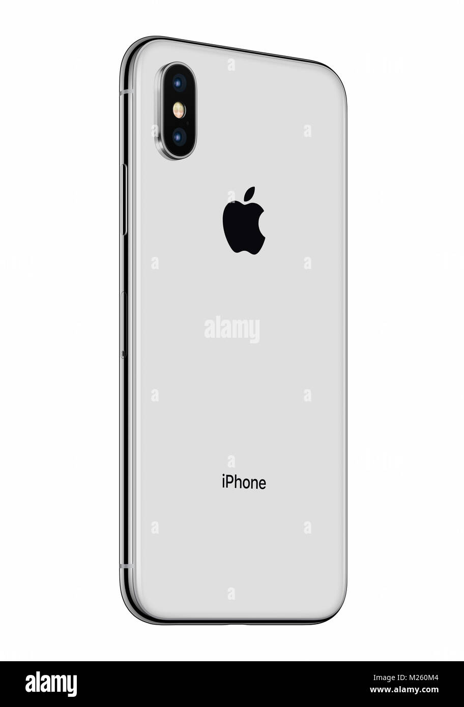 New iPhone X 10 on a white background, studio shot Stock Photo - Alamy