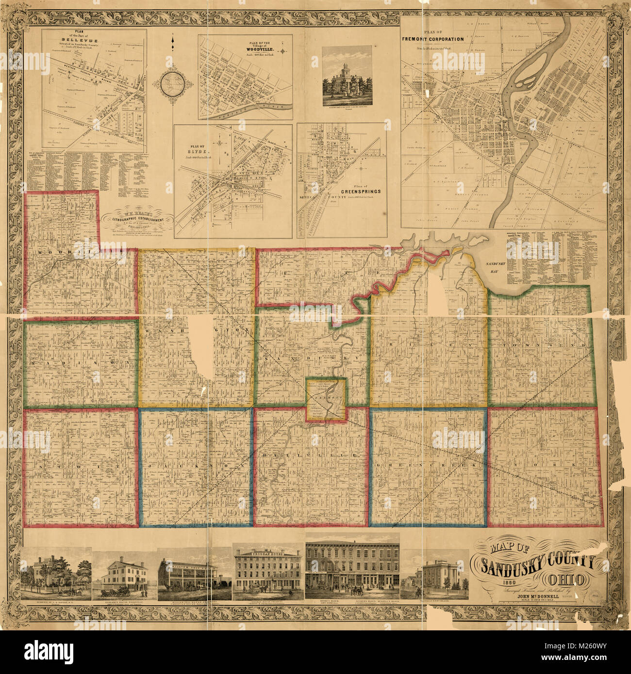 Map of sandusky hi-res stock photography and images - Alamy Map of sandusky hi-res stock photography and images - Alamy