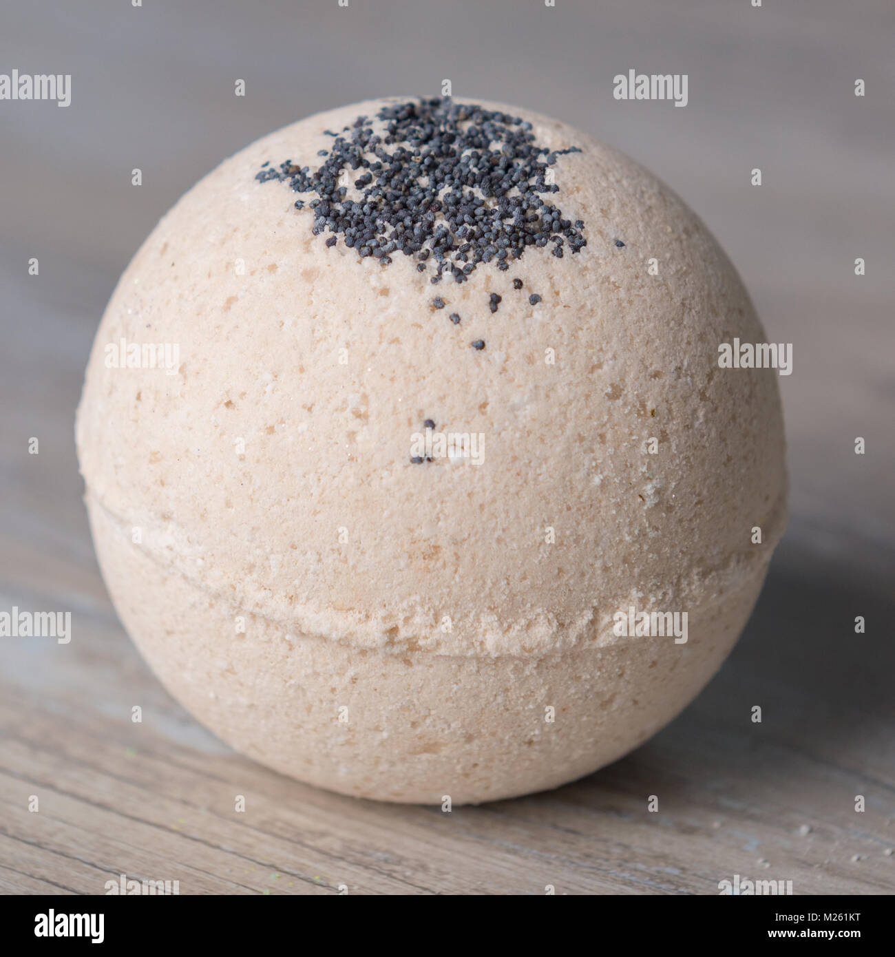 Scope bath. Cosmetic bomb. Meant for relaxation and body care Stock Photo