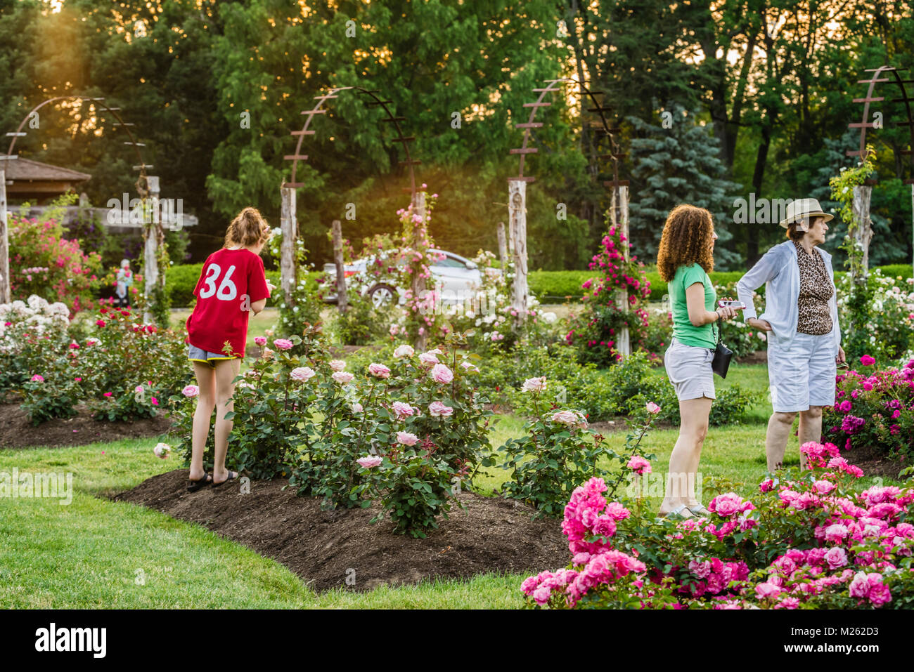 Elizabeth Park   Hartford, Connecticut, USA Stock Photo