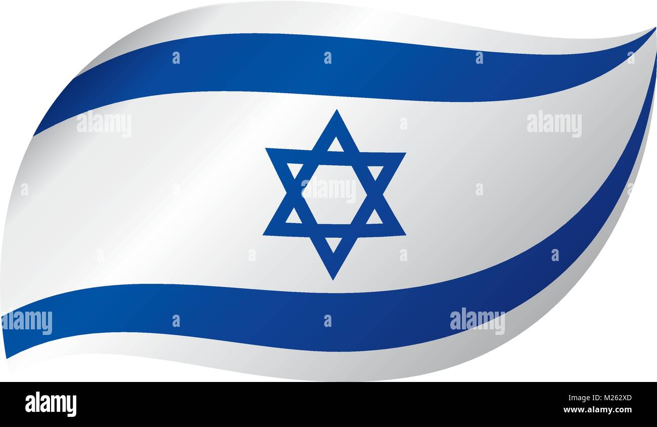 Israel flag, vector illustration Stock Vector Image & Art - Alamy
