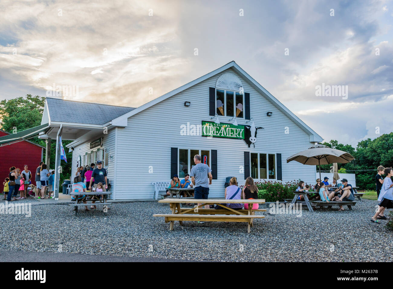 The Collins Creamery Enfield, Connecticut, USA Stock Photo Alamy