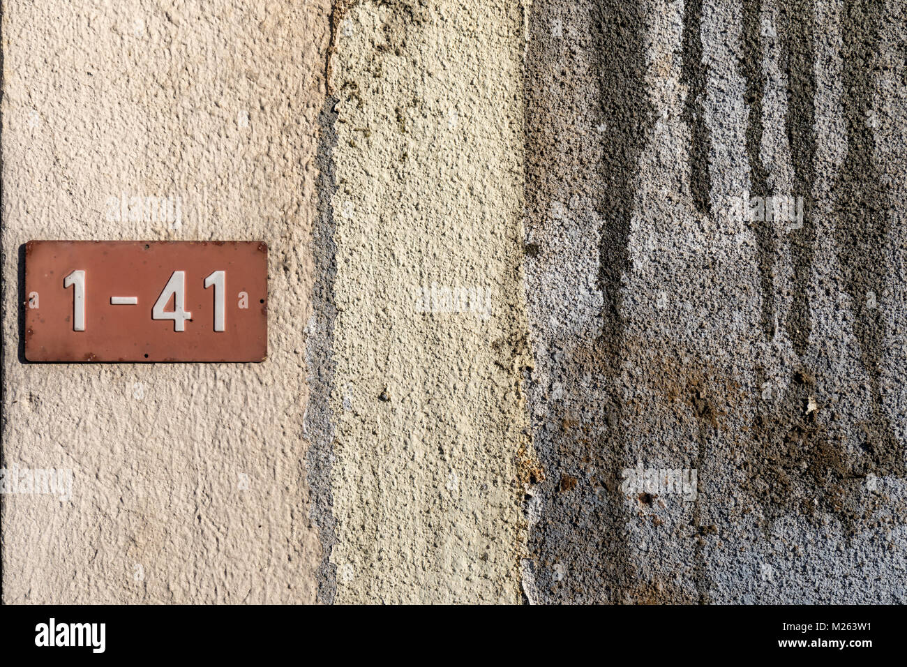 Address number on a wall; Tokyo, Japan Stock Photo - Alamy