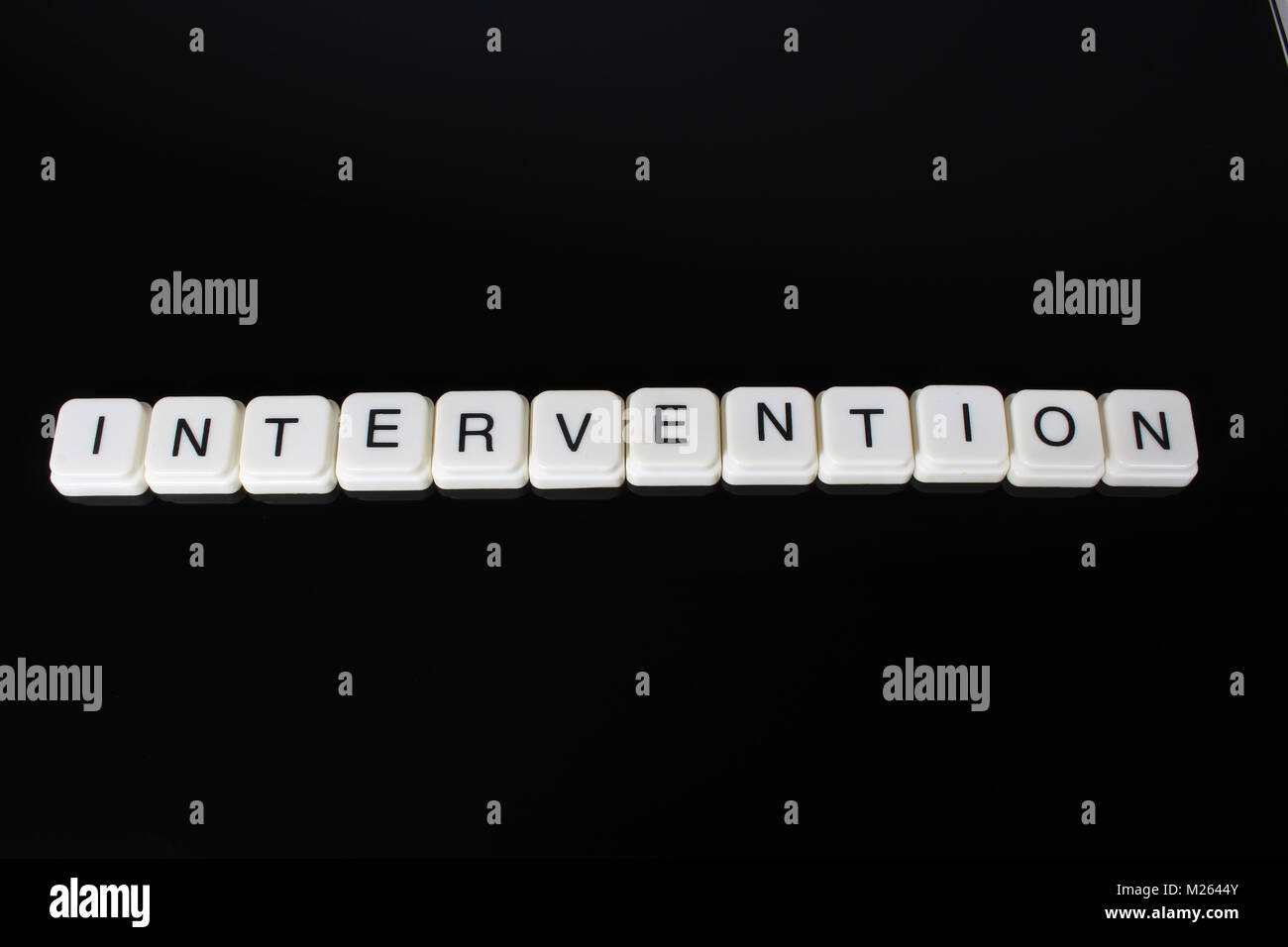 Intervention text word title caption label cover backdrop background ...