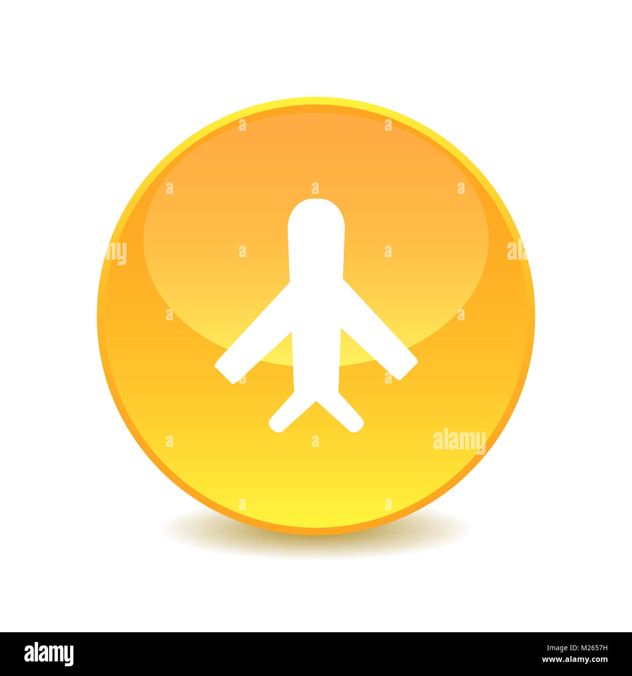 Plane icon vector, solid illustration , vector Stock Photo - Alamy