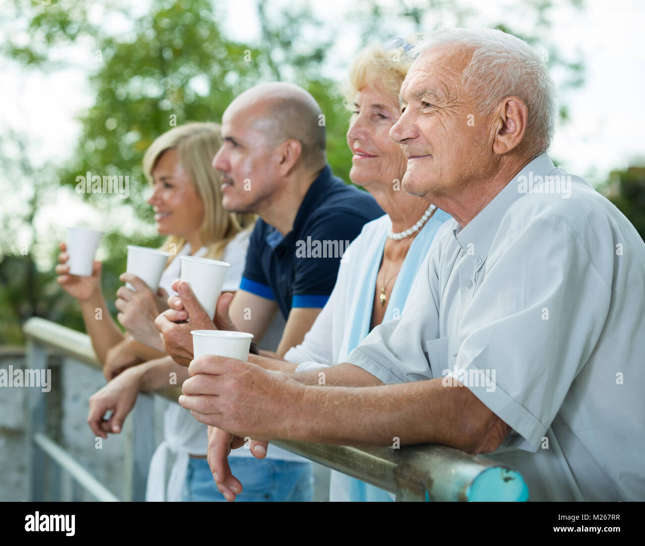 Postive french mature people hi-res stock photography and images - Alamy