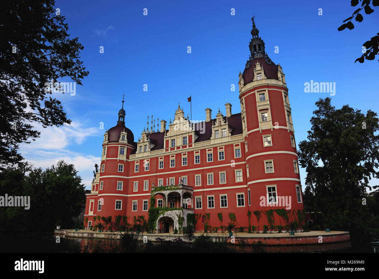 Schloss Muskau, Bad Muskau, Landkreis Görlitz, Saxony, Germany , Sachsen, Deutschland Stock Photo