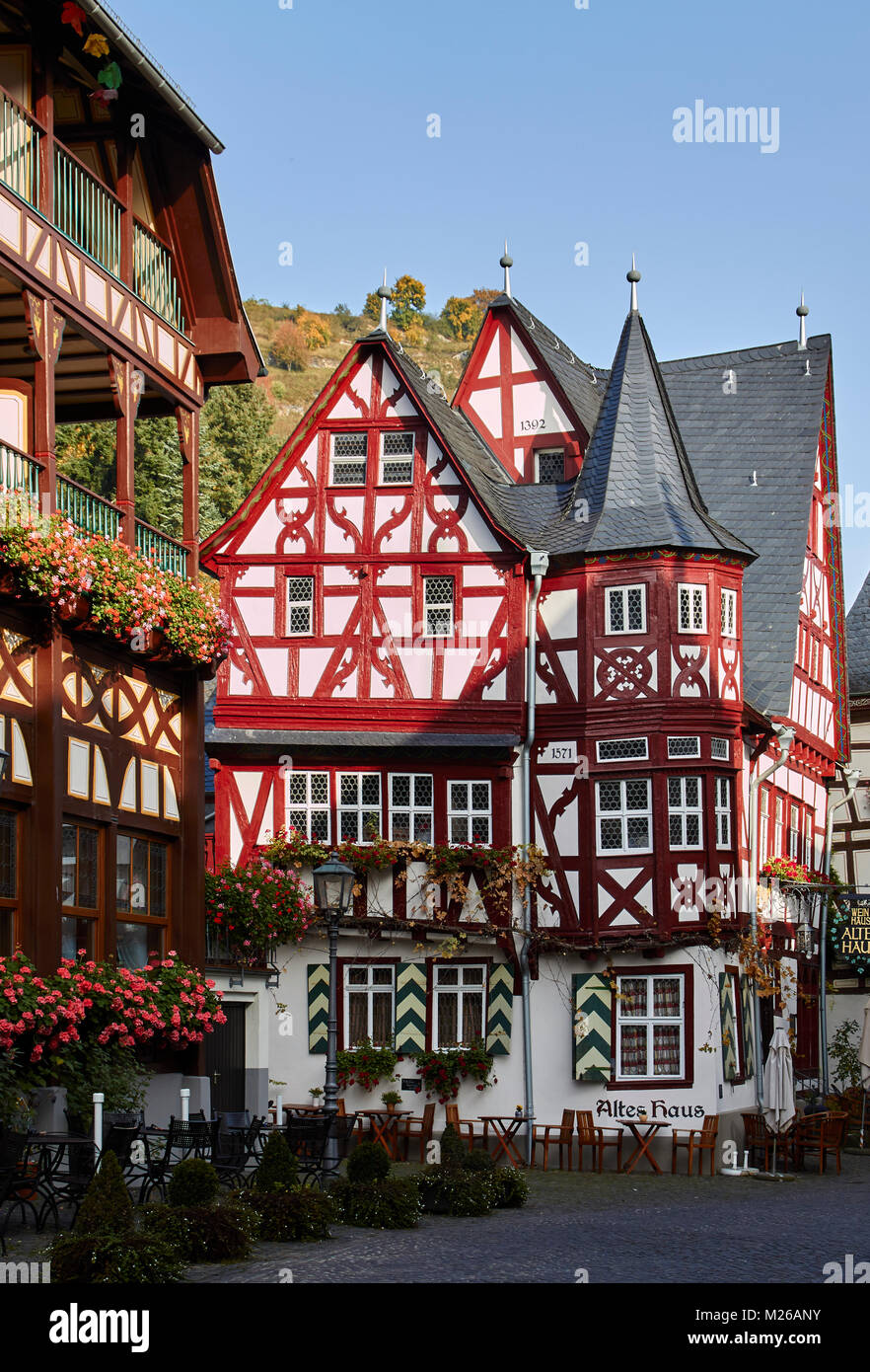 Bacharach, "Altes Haus Stock Photo - Alamy