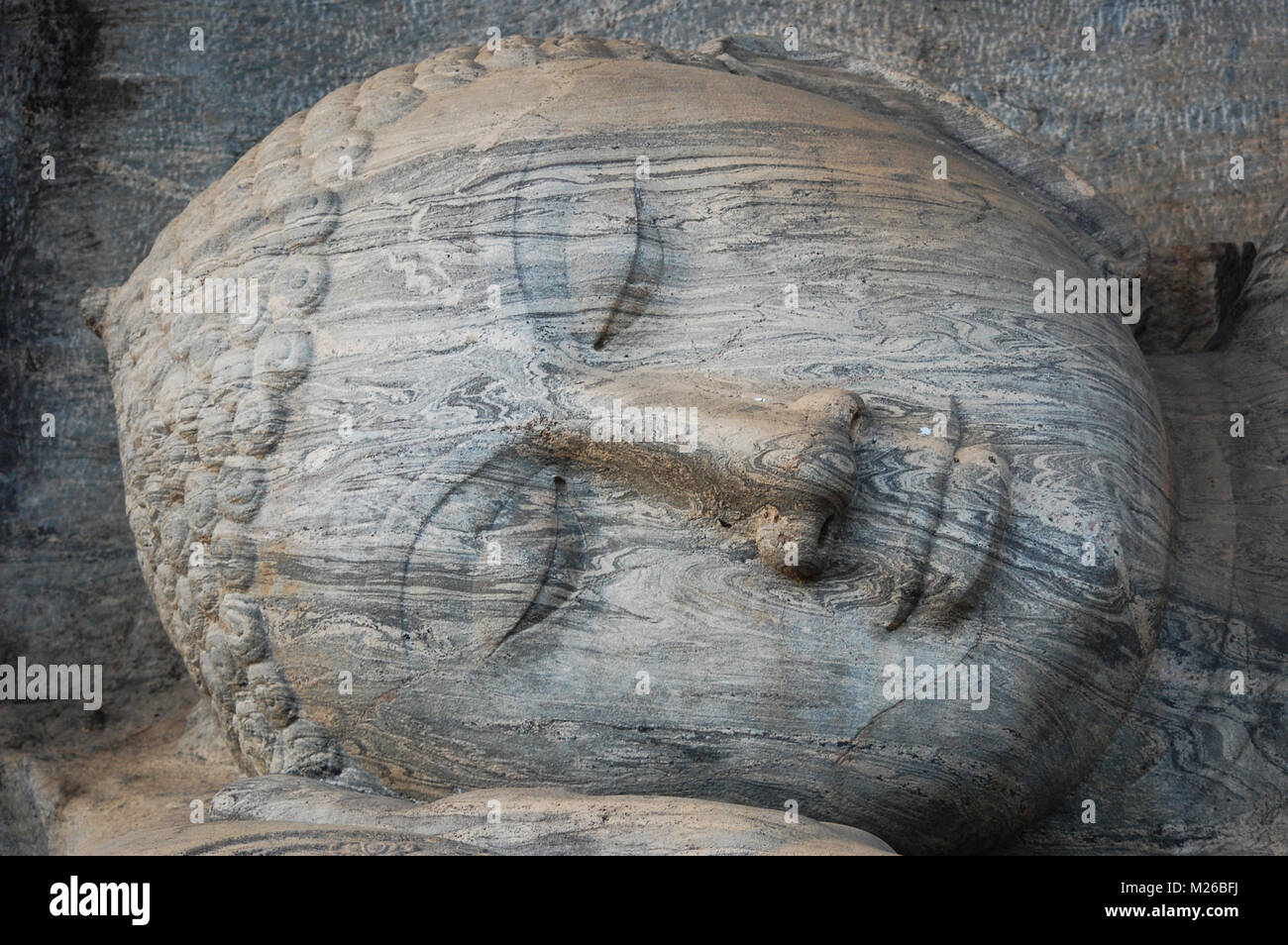Sleeping Buddah Stock Photo