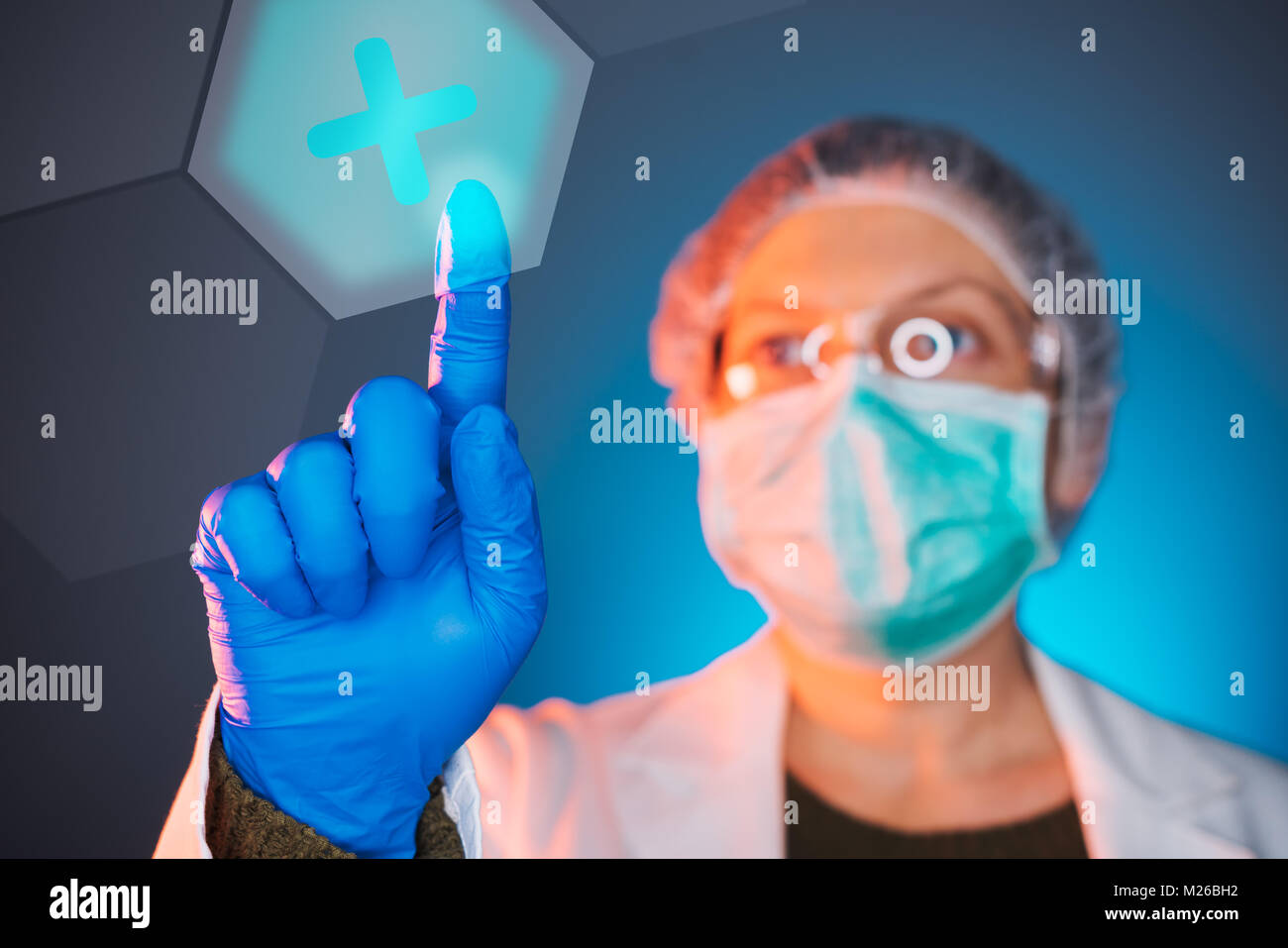 Female care worker in uniform hi-res stock photography and images - Alamy