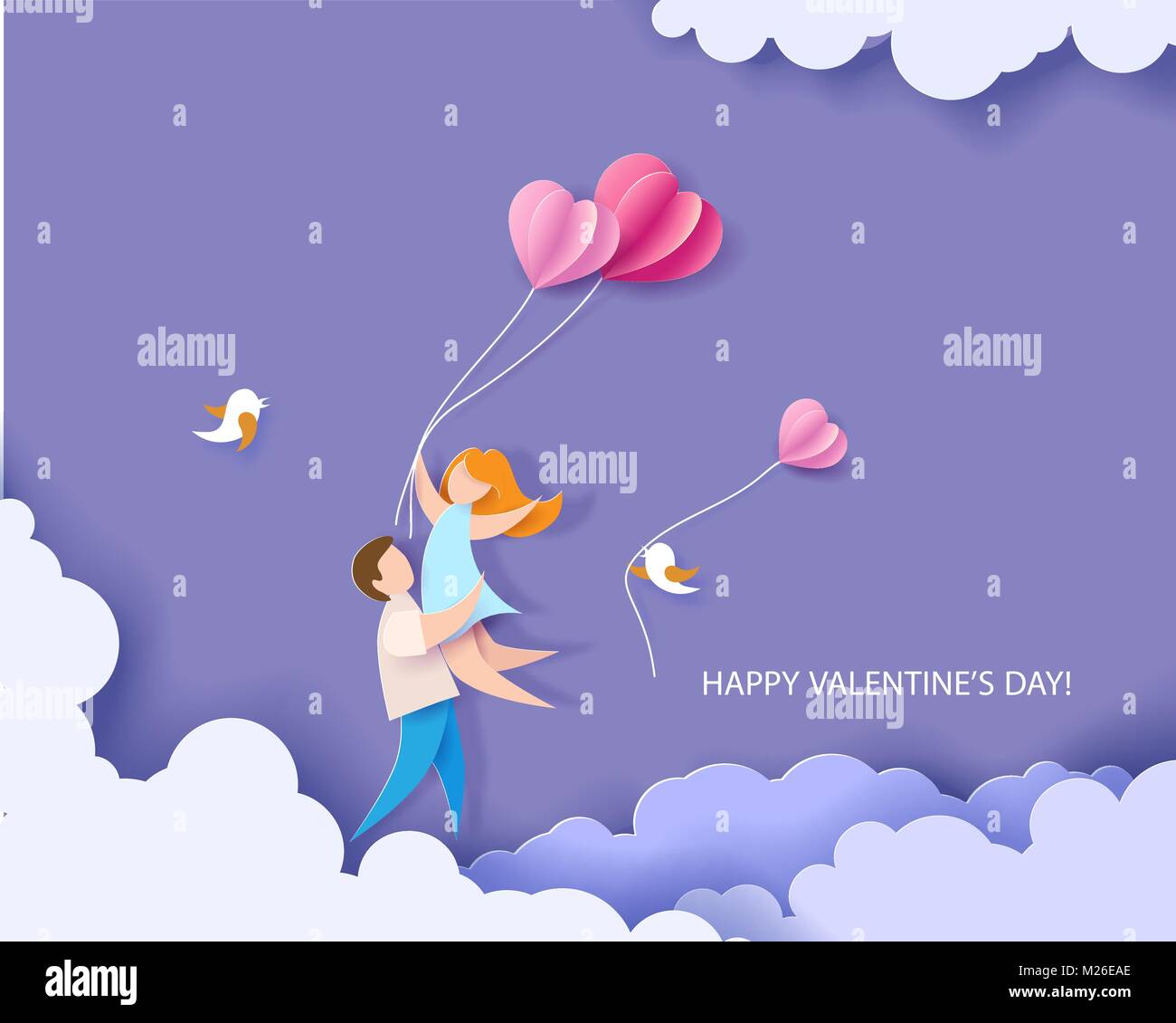 Valentines day card Stock Vector Image & Art - Alamy