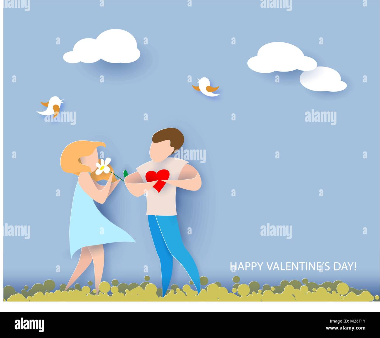 Valentines day card Stock Vector Image & Art - Alamy