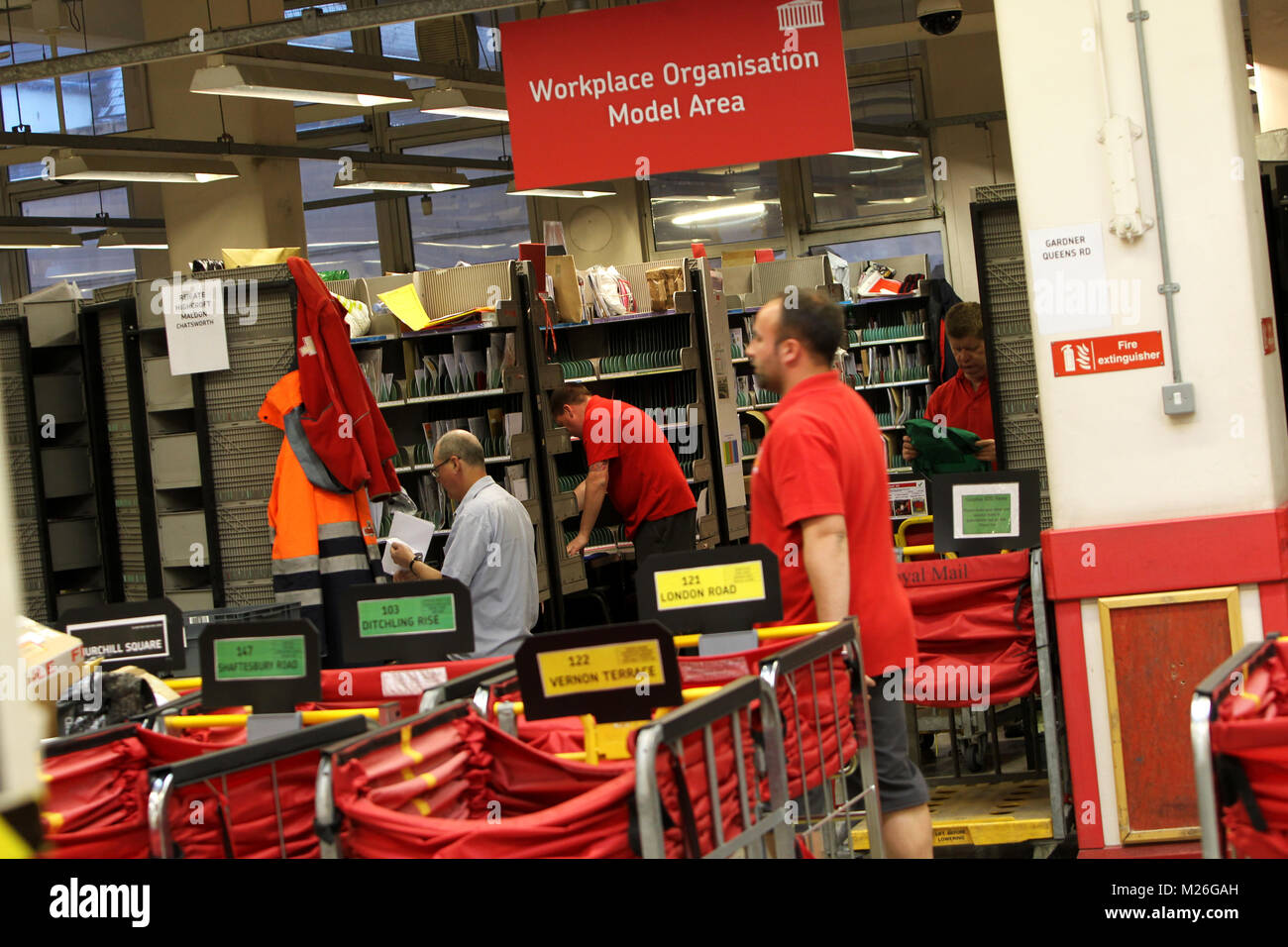 General views of a Road Royal Mail sorting office, UK Stock Photo Alamy