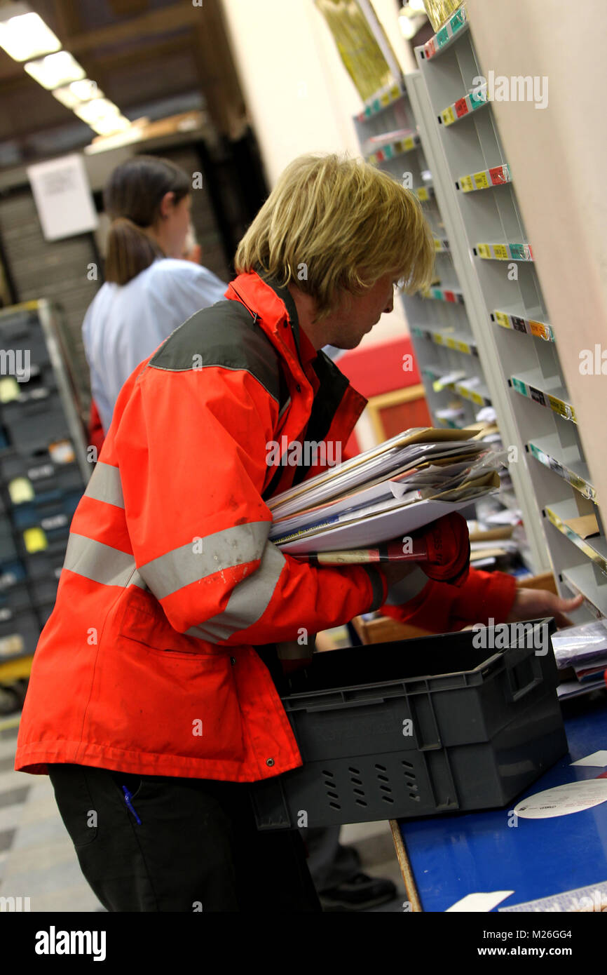 General views of a Road Royal Mail sorting office, UK. Stock Photo