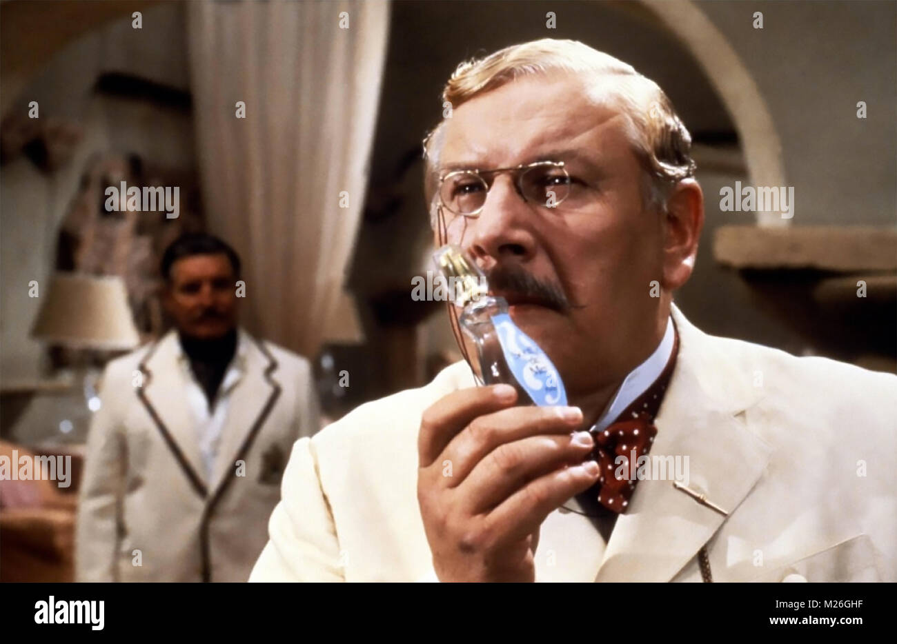 EVIL UNDER THE SUN 1982 EMI Films production with Peter Ustinov Stock Photo