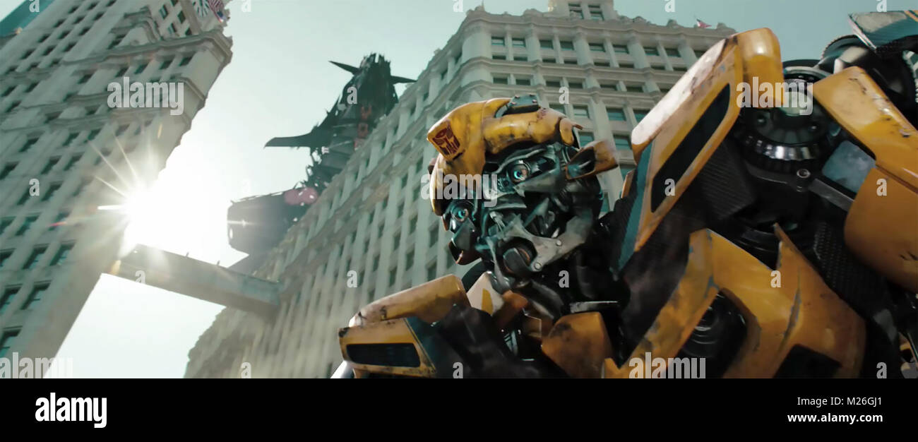 TRANSFORMERS DARK OF THE MOON 2011 Paramount Pictures film Stock Photo