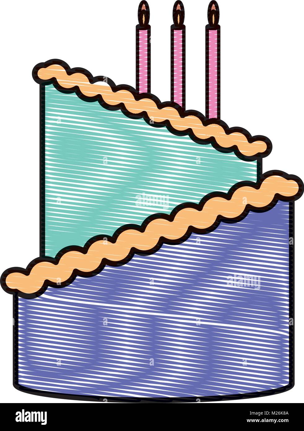 Birthday cake icon image Stock Vector Image & Art - Alamy