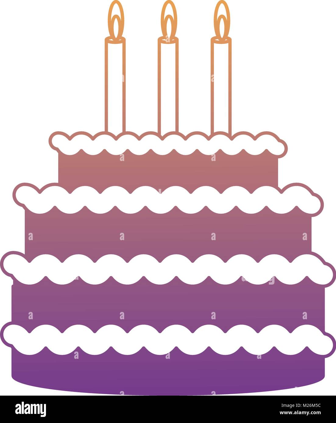 Birthday cake icon image Stock Vector Image & Art - Alamy