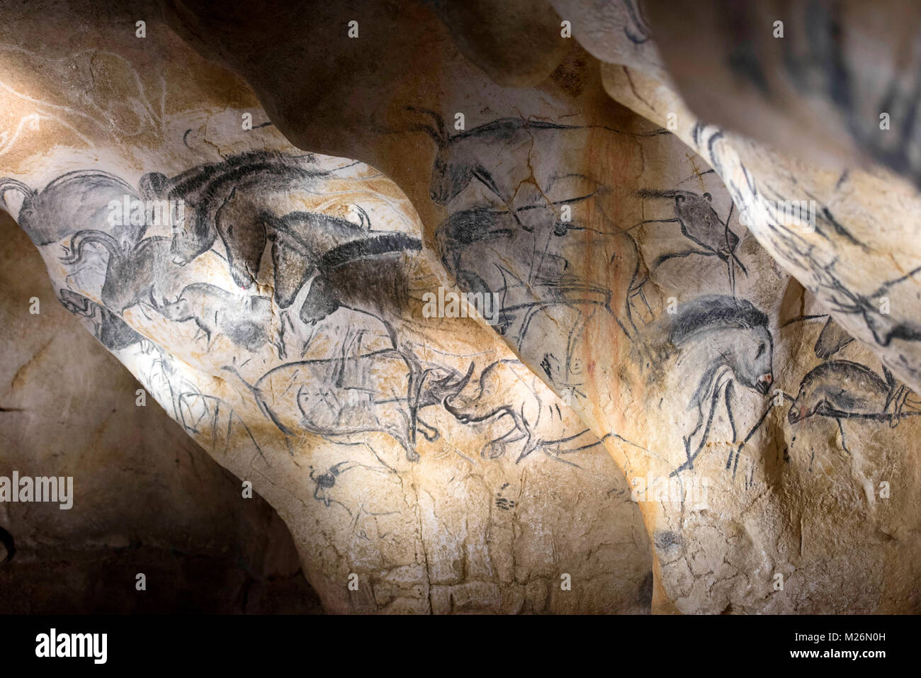 Vallon-Pont-d'Arc (south-eastern France): Caverne du Pont-d'Arc ...