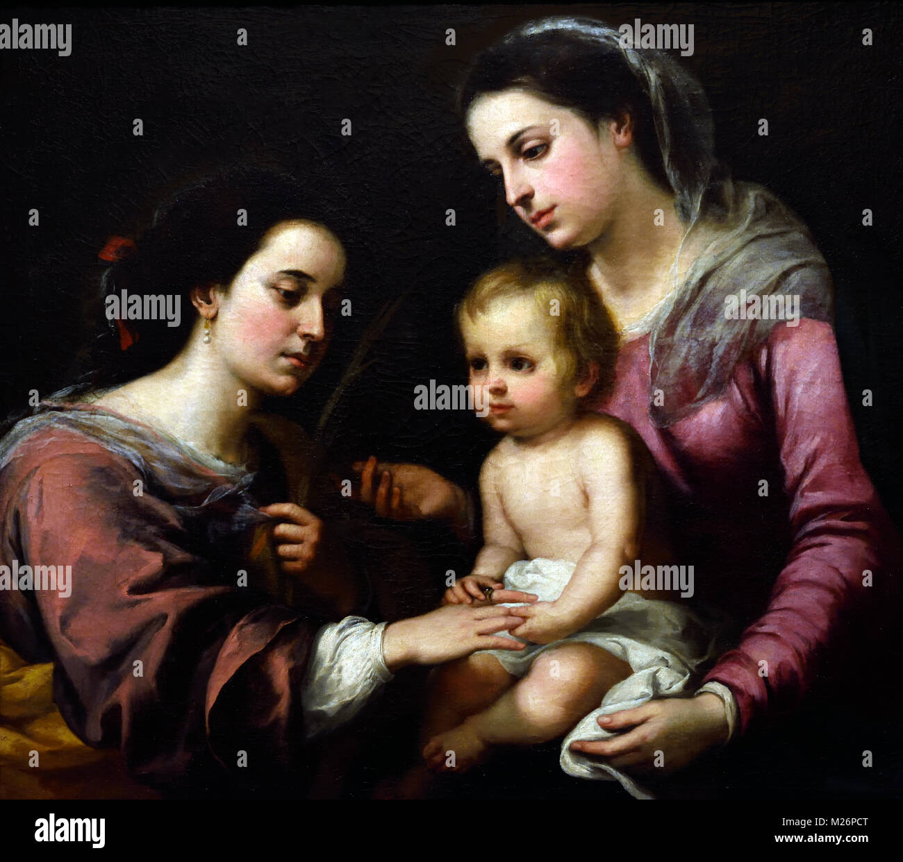 Mystical Marriage of Saint Catherine 1660 Murillo, Bartolomé Esteban ...