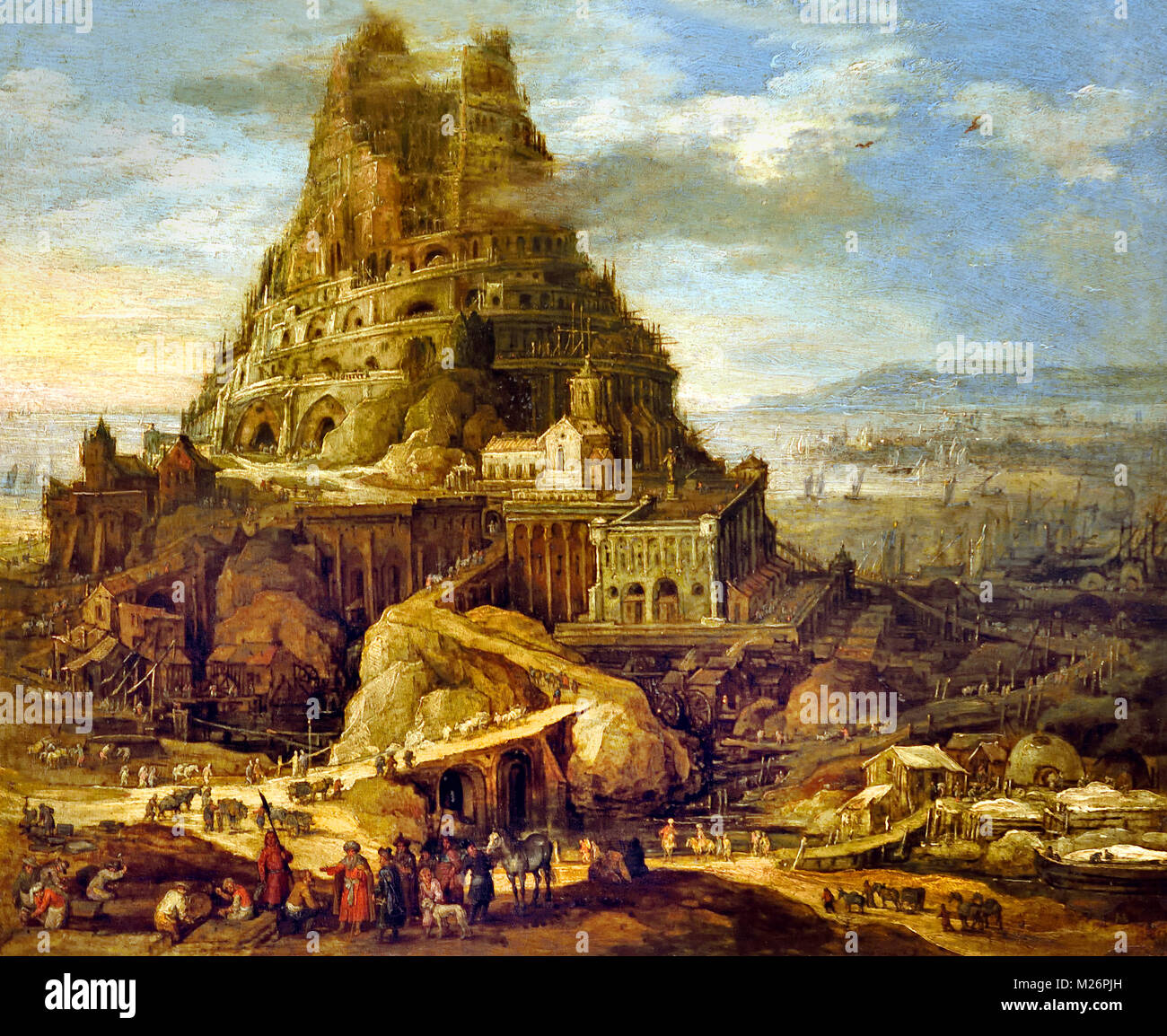 The Tower of Babel, 16th-century, Joos de Momper (1564–1635