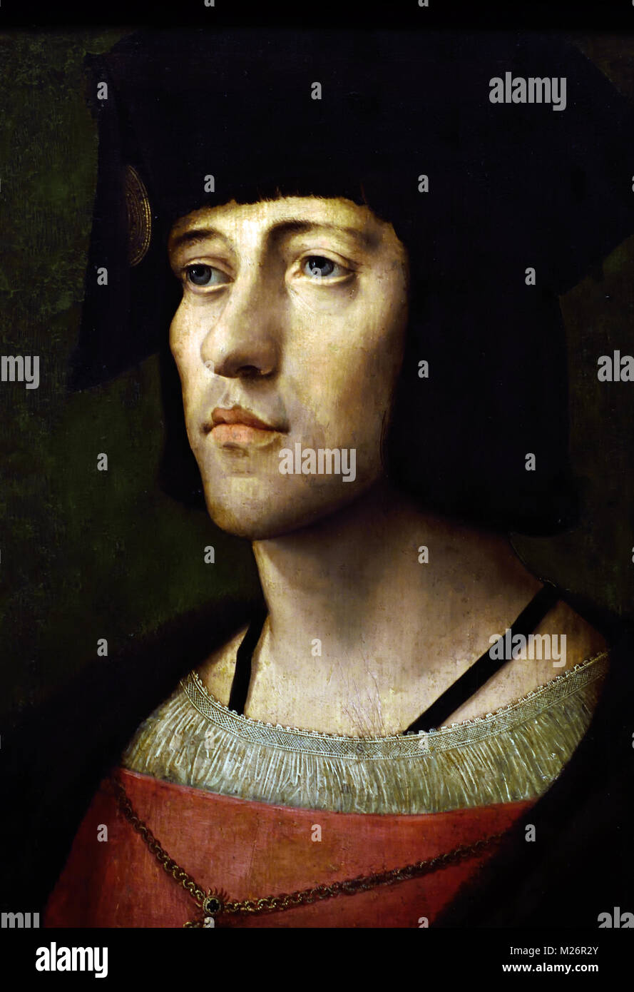 John of Luxembourg, Lord of Ville (1475-1508). 1500 Anonymous (Flanders) 16th-century  Belgian, Belgium, Flemish, Stock Photo