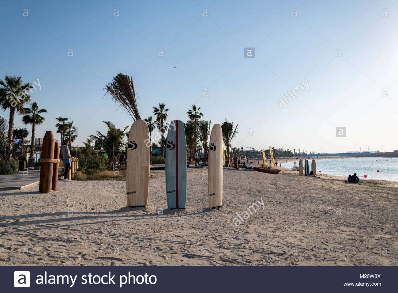 Beach In Winter At La Mer Dubai Uae The Project Opened In