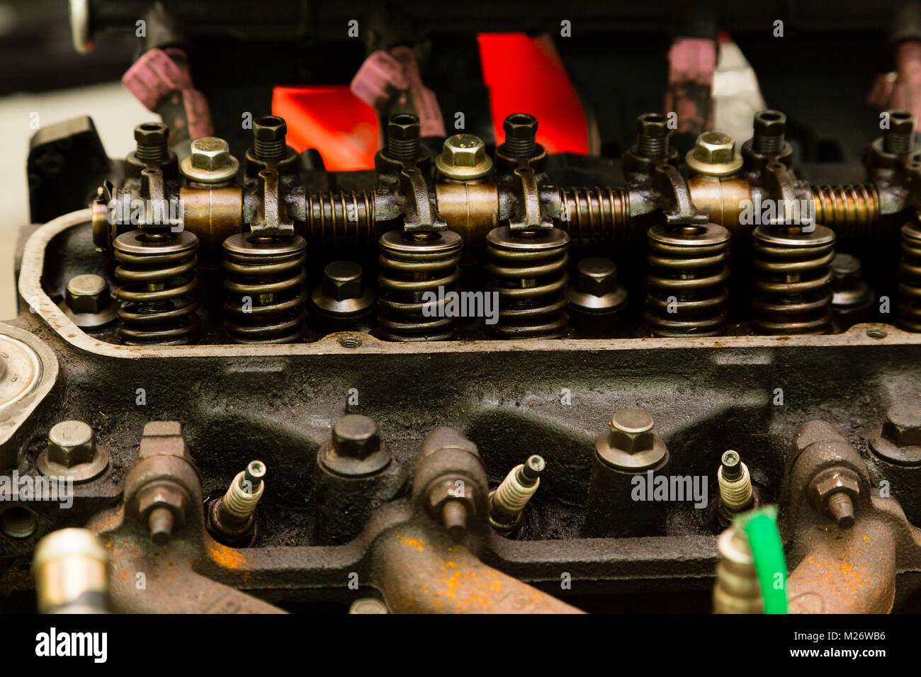 Car engine valve hi-res stock photography and images - Alamy