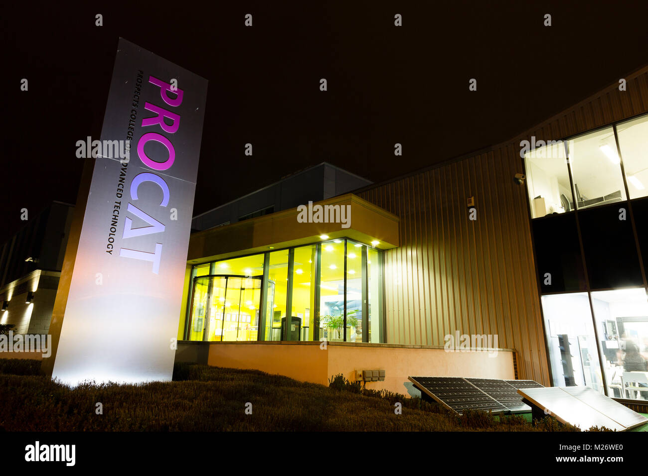 Procat Technical College, Basildon, UK. External view of PROCAT campus ...