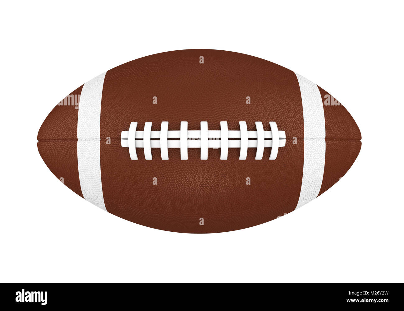 American Football Ball Isolated Stock Photo Alamy