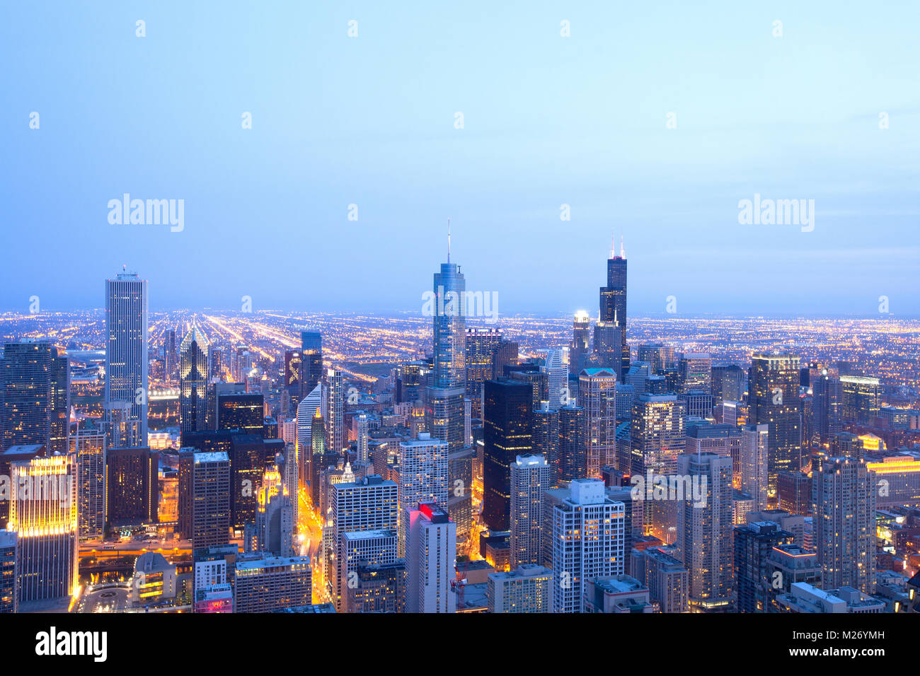 Chicago overview hires stock photography and images Alamy