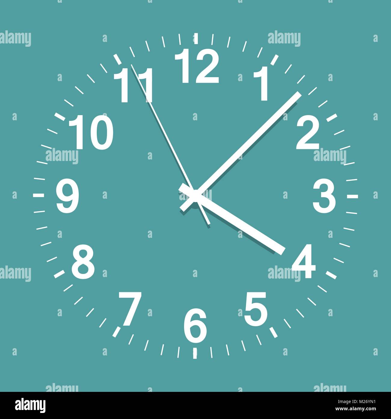 Clock icon vector illustration Stock Vector Image & Art - Alamy