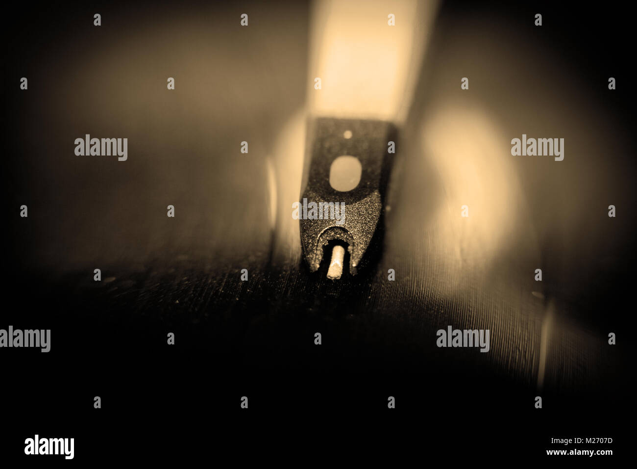 vinyl record player needle Stock Photo Alamy