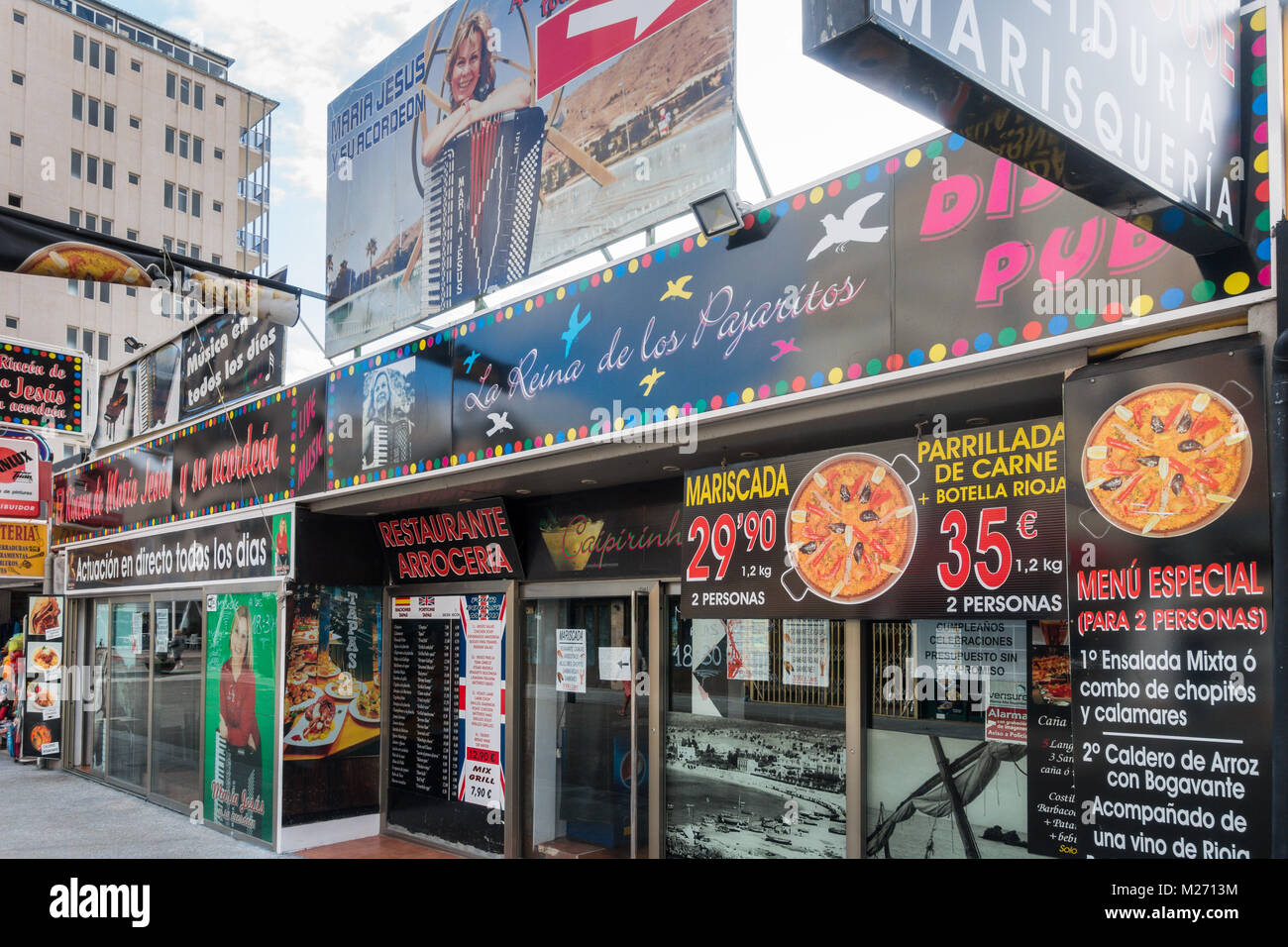 Benidorm new town hires stock photography and images Alamy