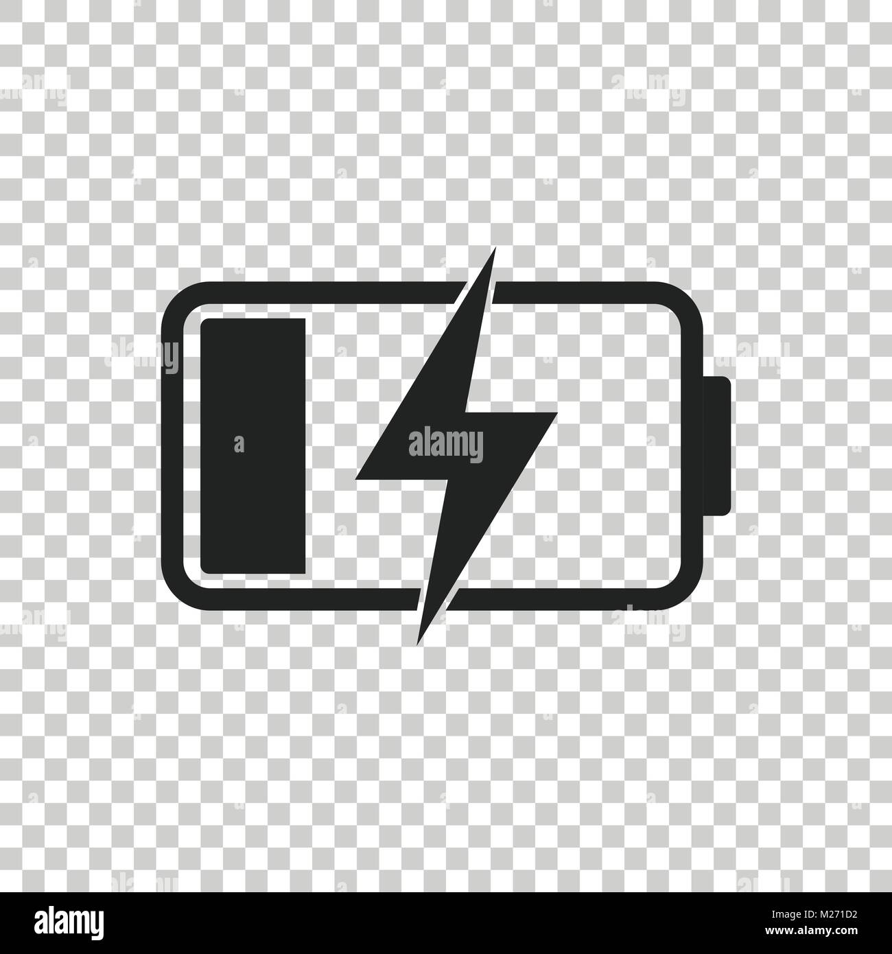 Battery charge level indicator. Vector illustration on isolated ...