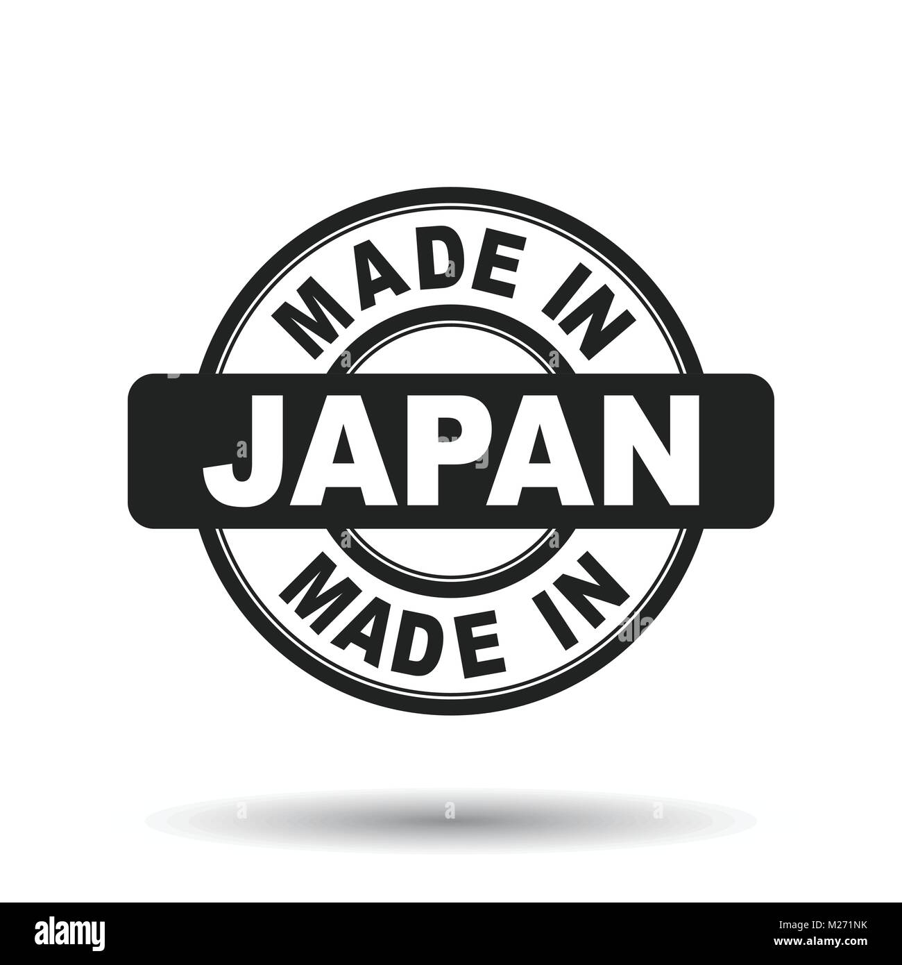 Made in Japan black stamp. Vector illustration on white background Stock Vector Image & Art Alamy