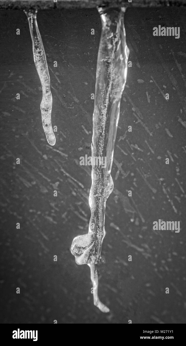 Ice cold freezing winter stock Black and White Stock Photos & Images ...