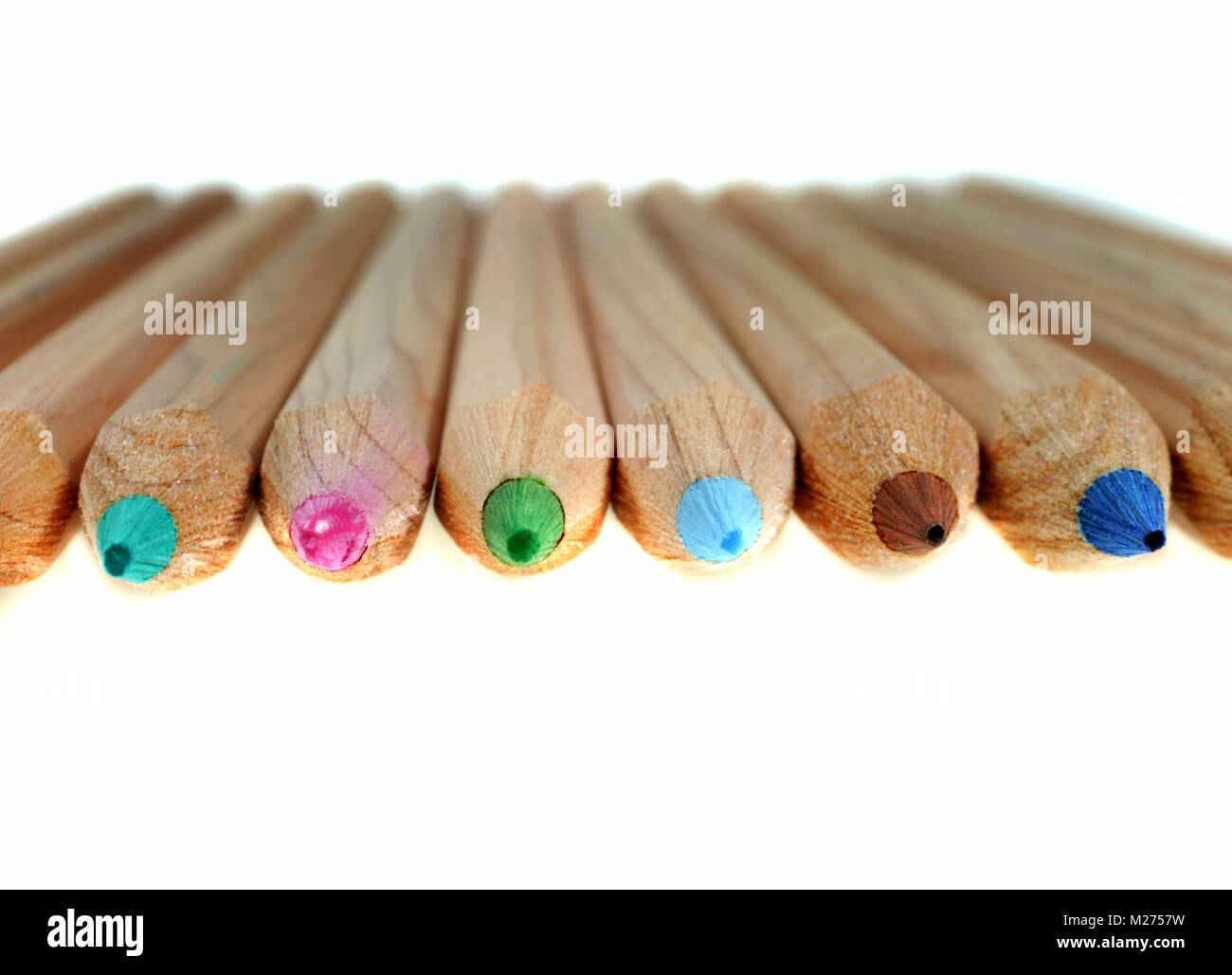 Coloured pencils Stock Photo