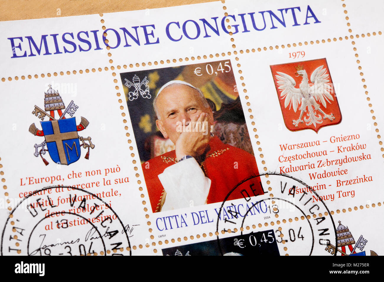 Prophila Collection Chile Briefmarken 1173-1176 | Postfrisch MNH 1987 Papstbesuch Johannes Paul II. | Sammler-Ausgabe