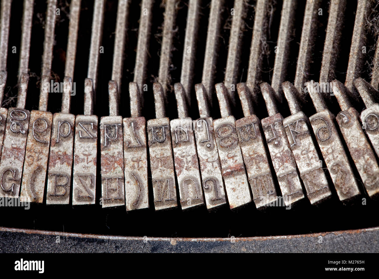 Old typewriter Stock Photo