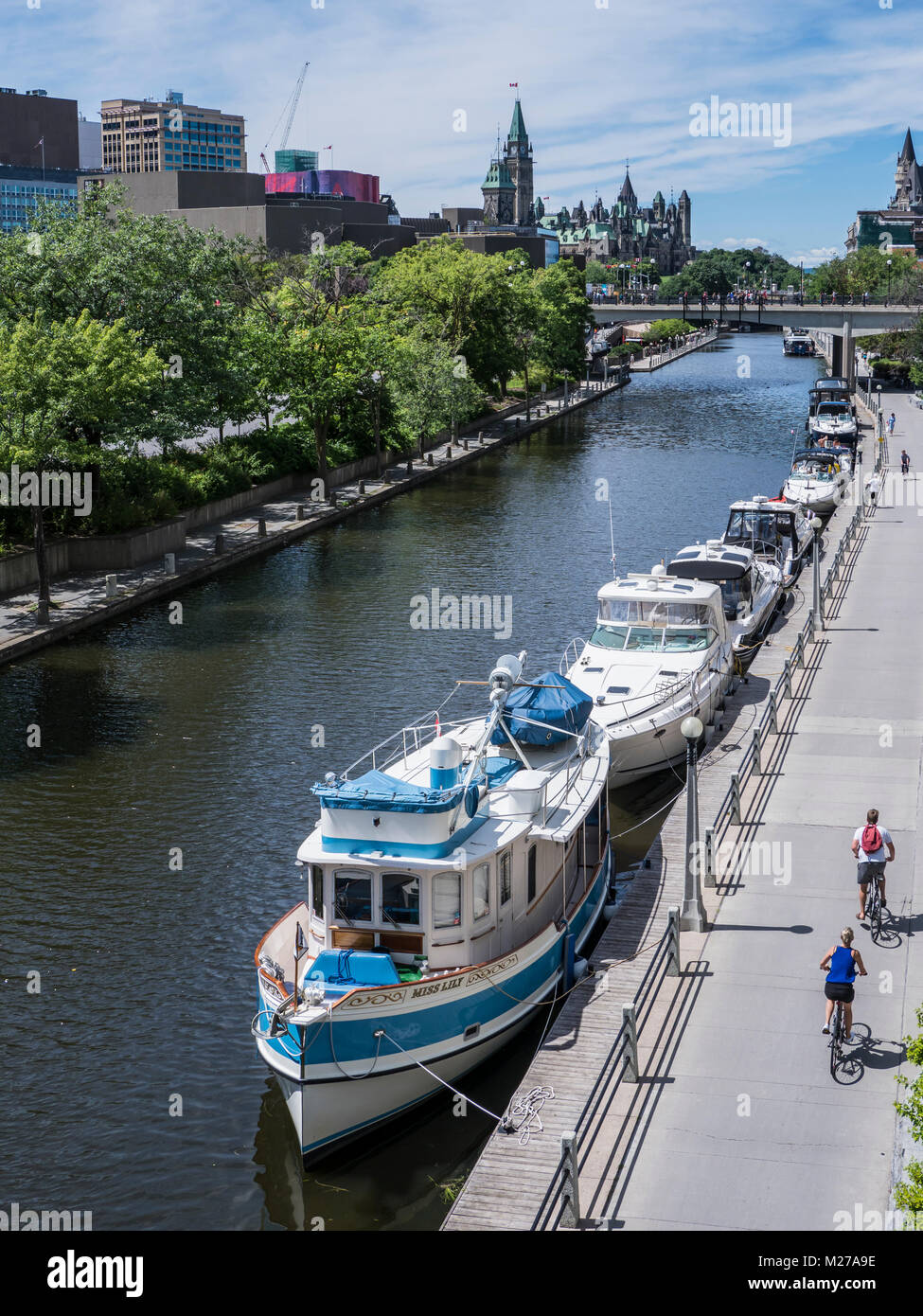 Rideau Canal, Ottawa, Ontario, Canada Stock Photo Alamy