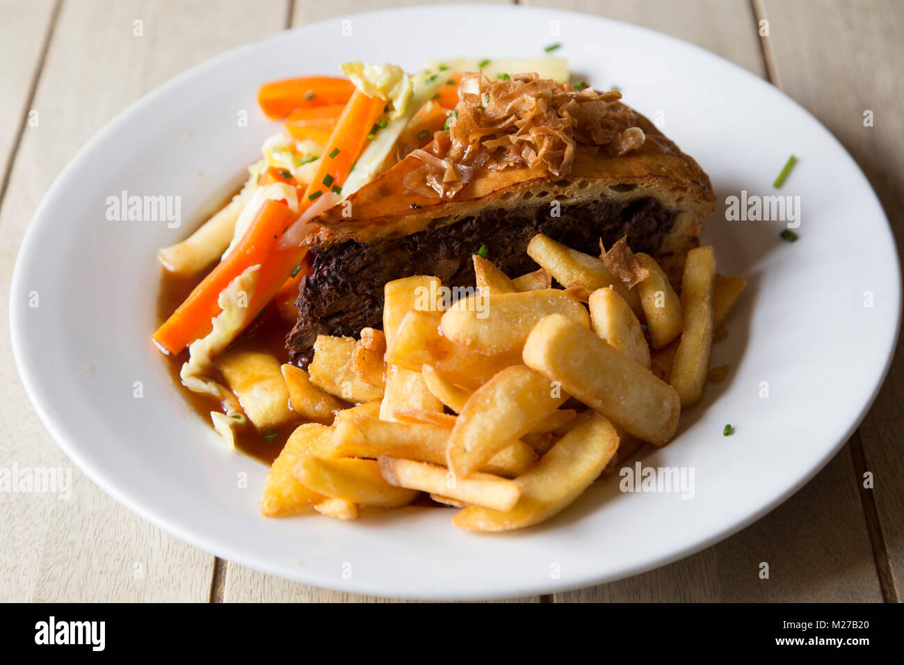 Pie and chips hires stock photography and images Alamy