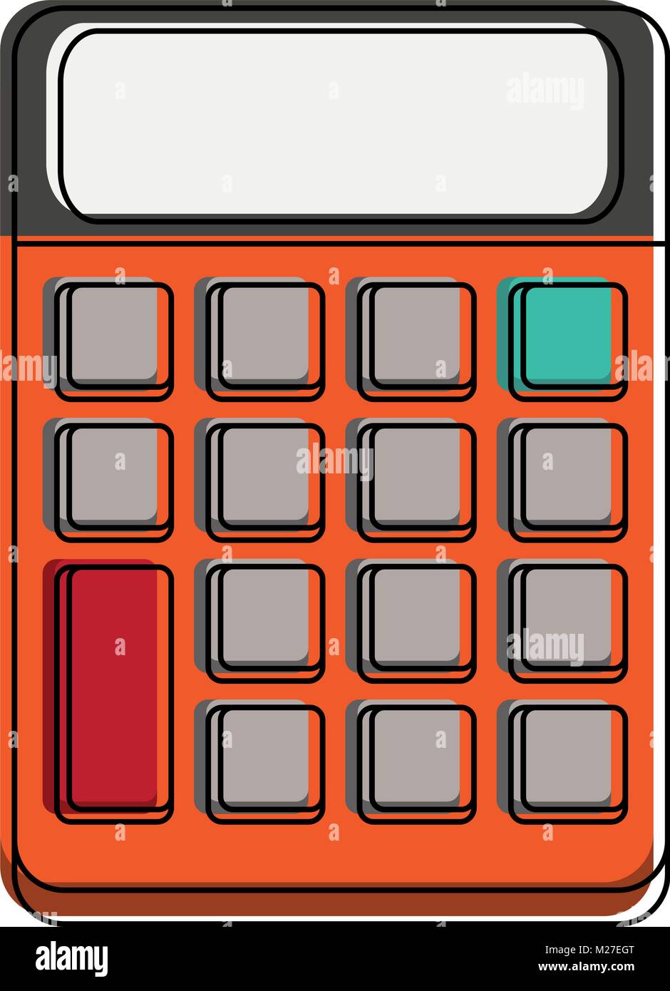 Calculator math device Stock Vector Image & Art Alamy