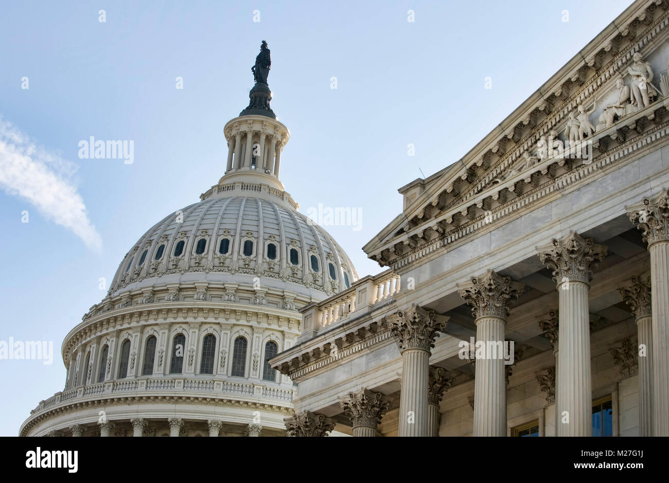 American Capital Building in Washington DC . Stock Photo