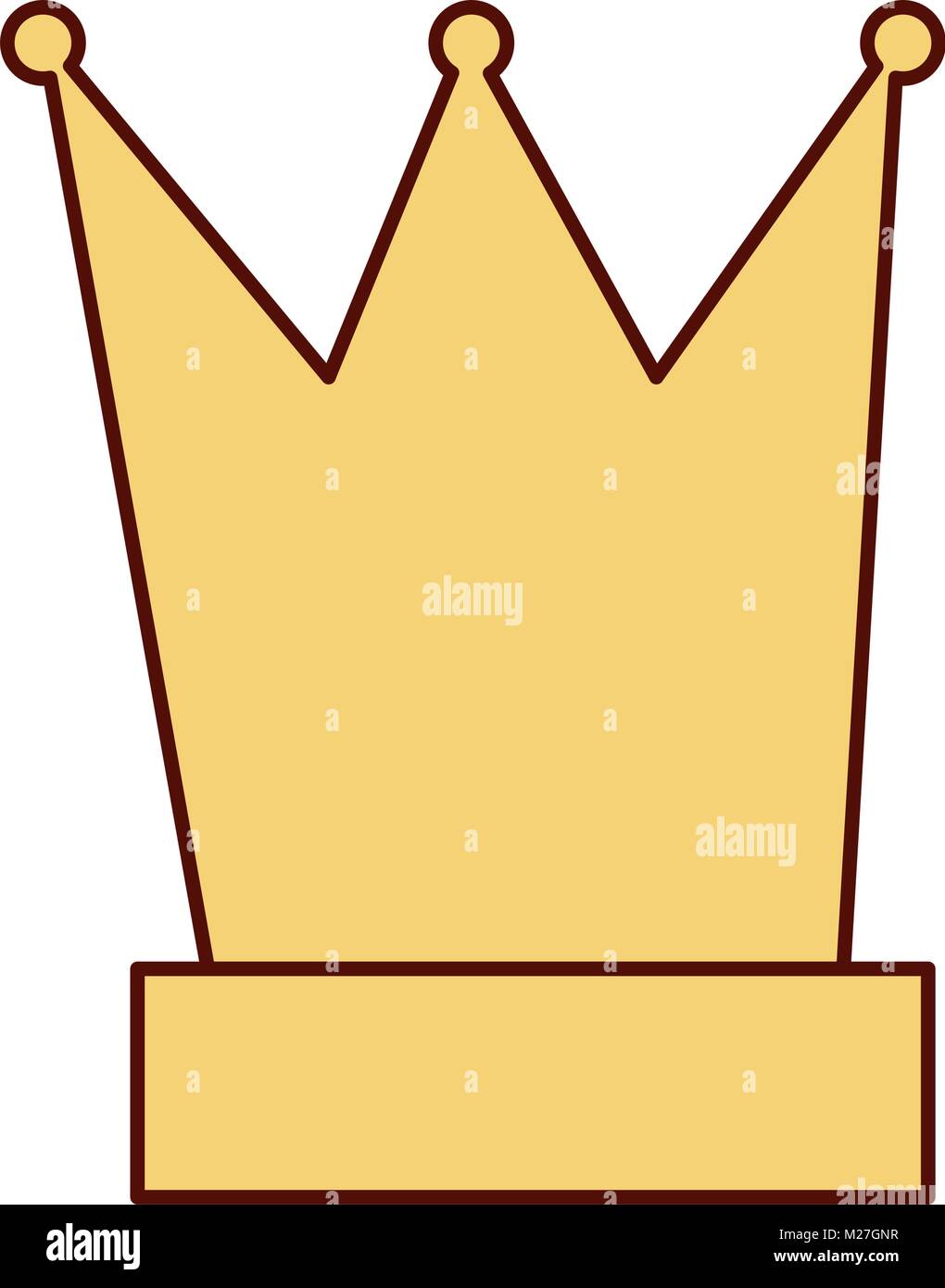 king crown isolated icon vector illustration design Stock Vector Image ...