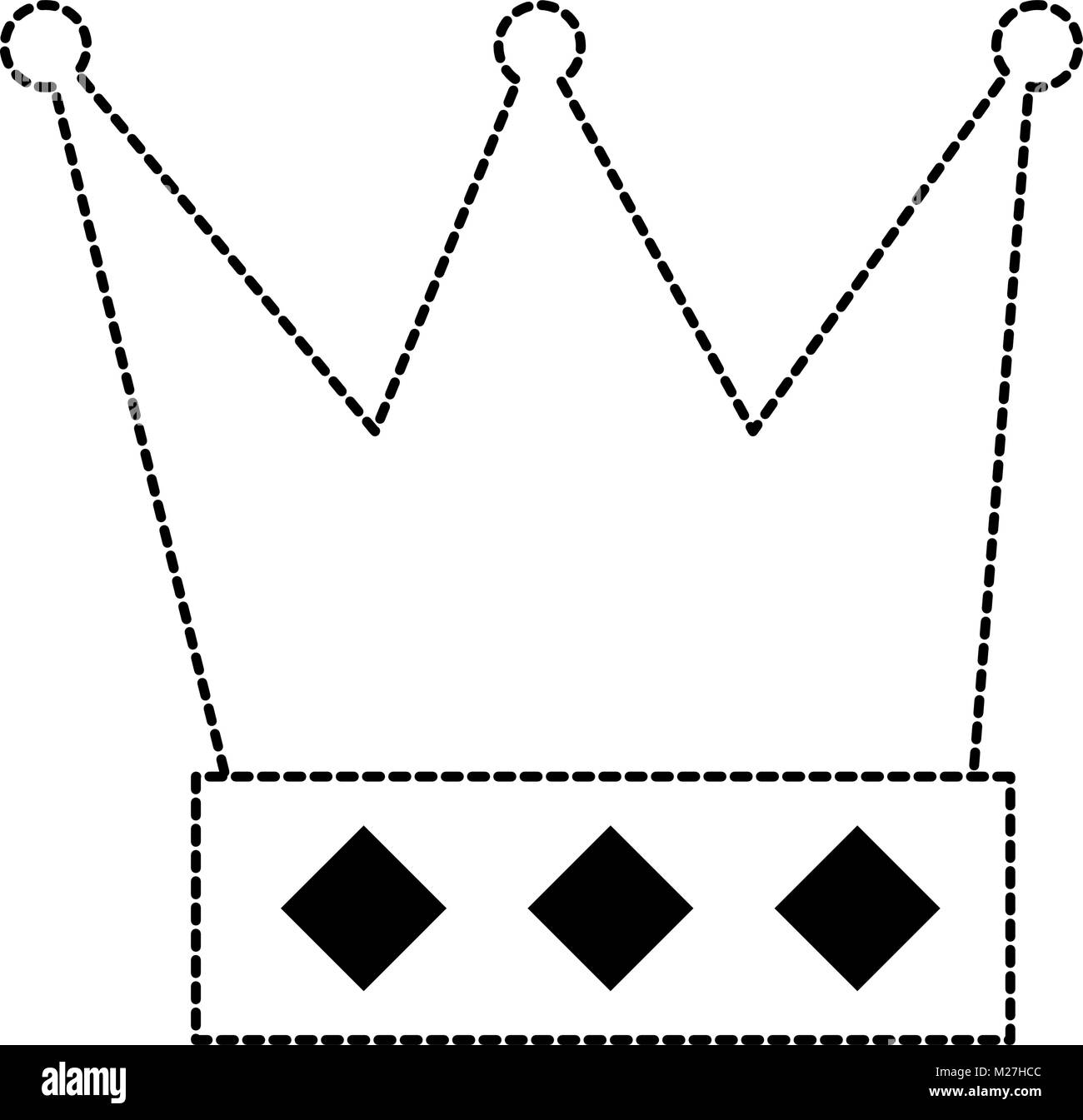 king crown isolated icon vector illustration design Stock Vector Image ...